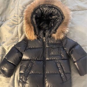 BABY MONCLER COAT WITH FUR